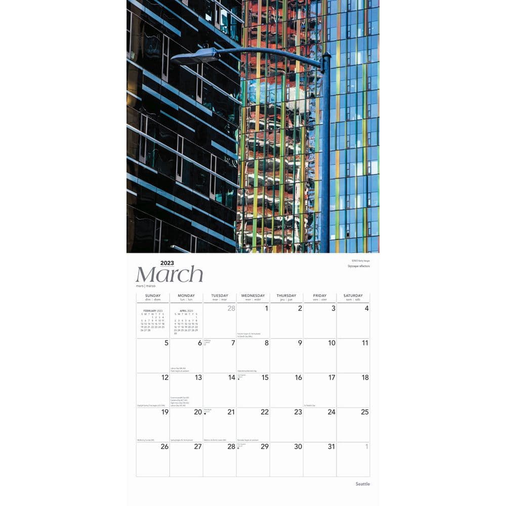Seattle 2023 Wall Calendar - Calendars.com