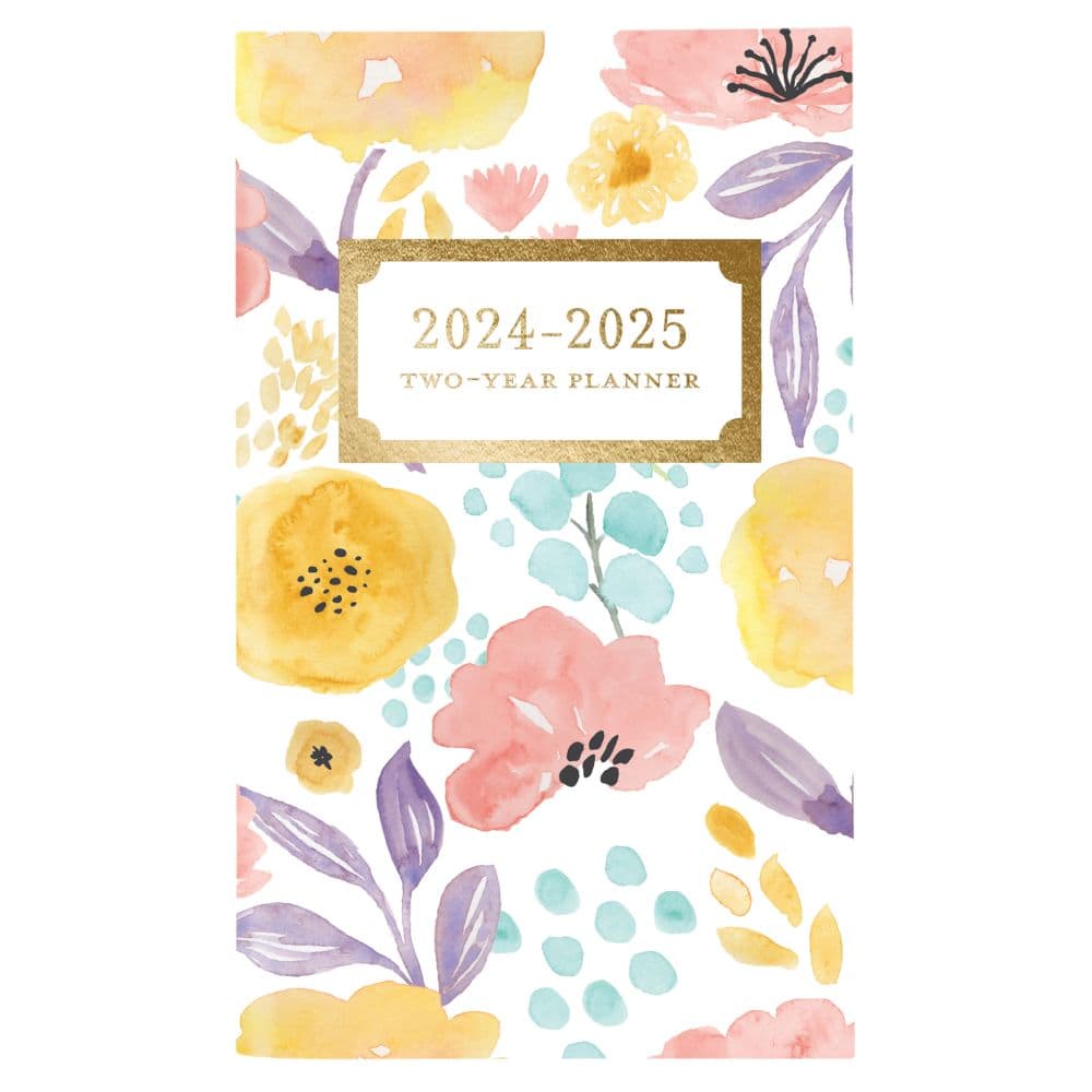 Happy Floral 2 Yr 2024 Pocket Planner Main Image
