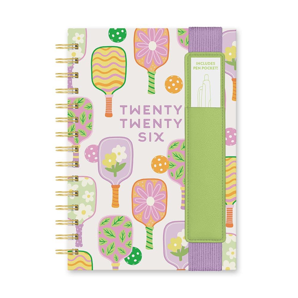 Pickleball Rally Oliver 2026 Planner Eighth Alternate Image