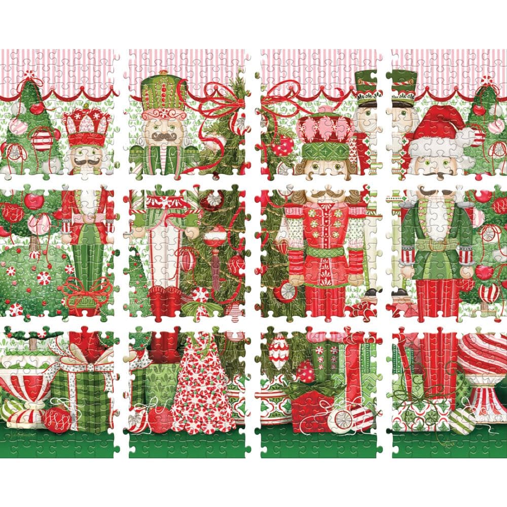 Merry Nutcrackers Countdown Calendar 500 Piece Puzzle Second Alternate Image
