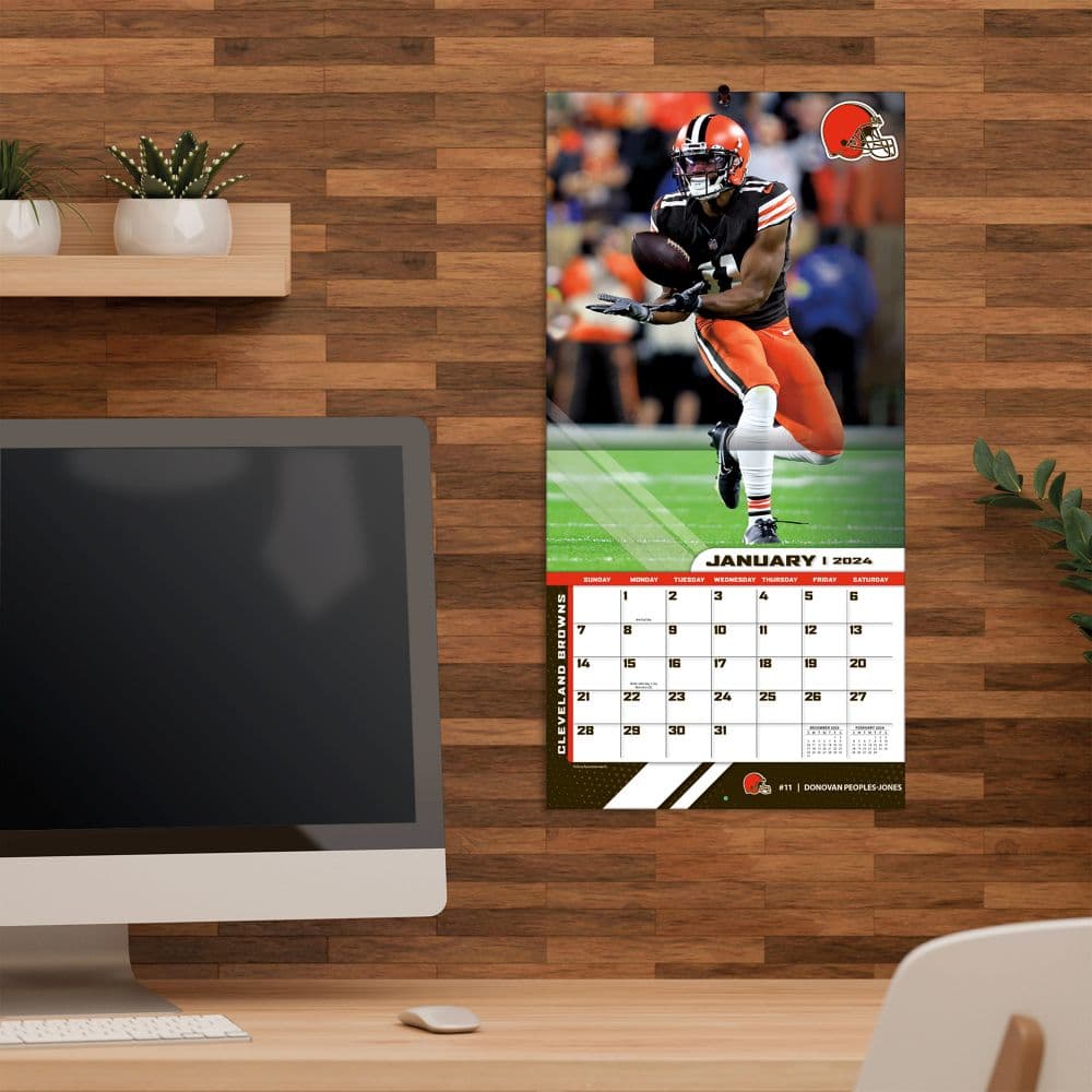 Cleveland Browns 2024 Mini Wall Calendar