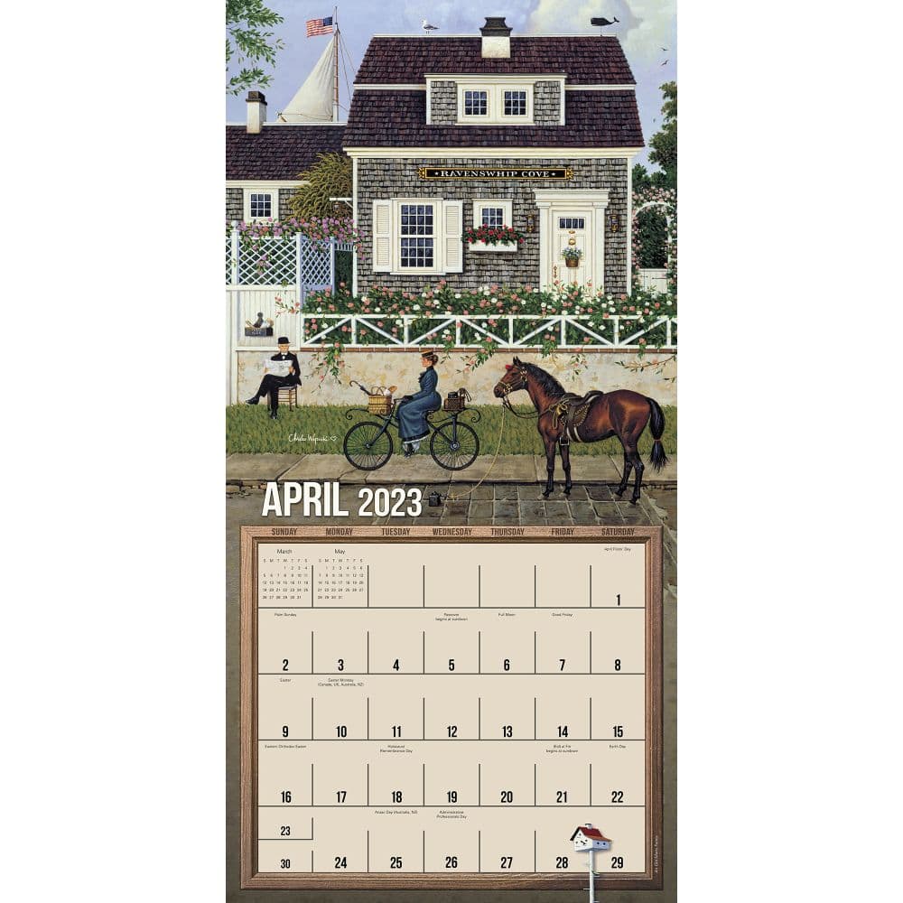 Charles Wysocki Calendar 2023 Customize and Print