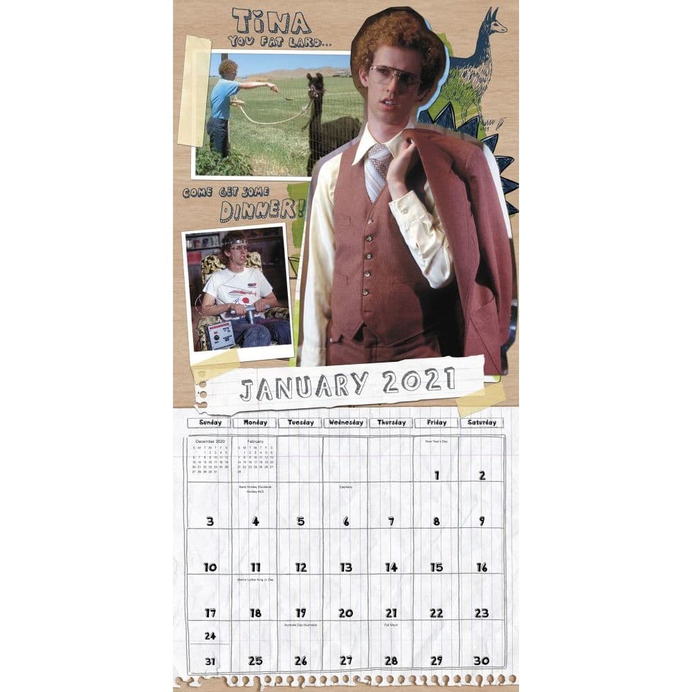 Napoleon Dynamite October 2022 Calendar - December 2022 Calendar