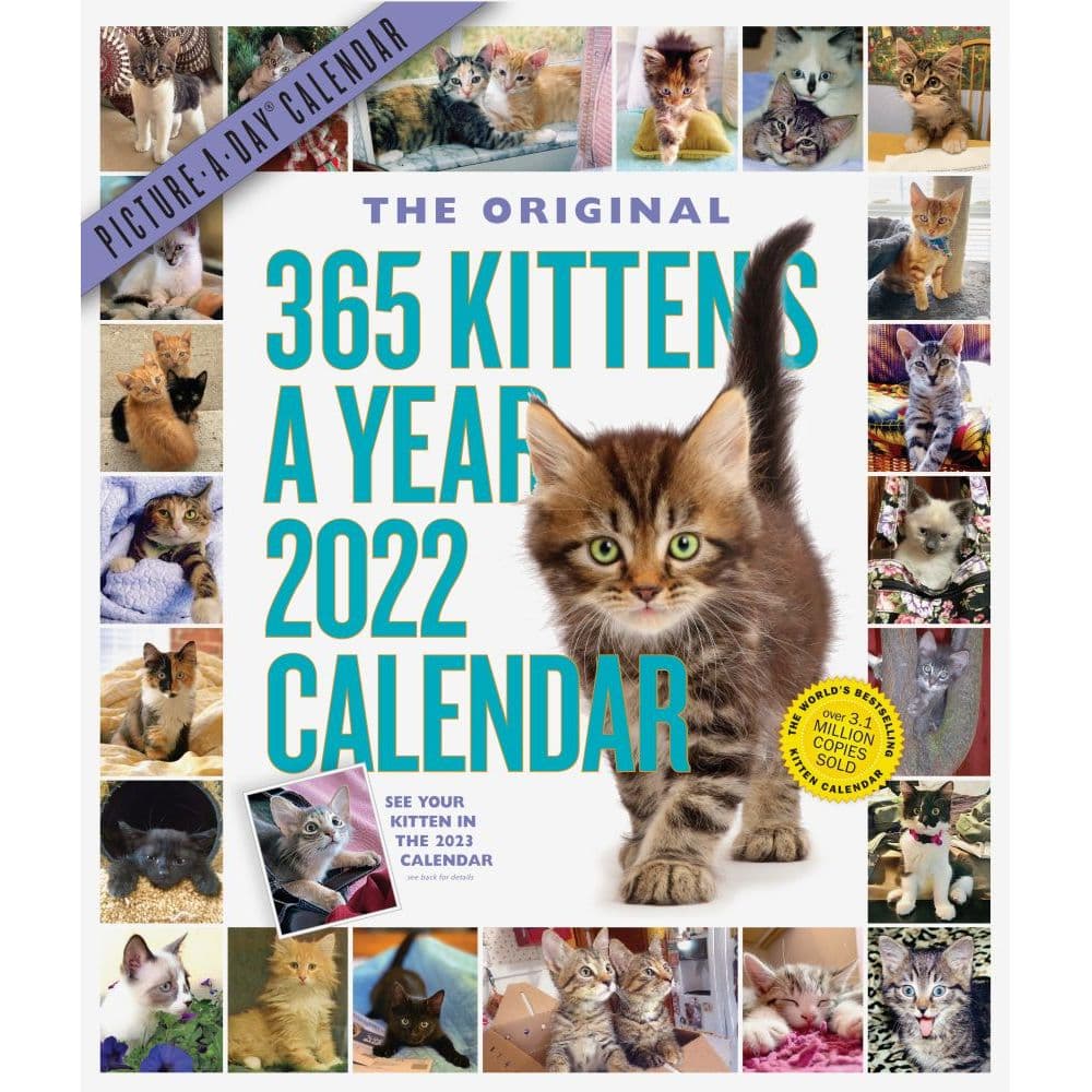 365 Kittens-A-Year 2022 Picture-A-Day Wall Calendar