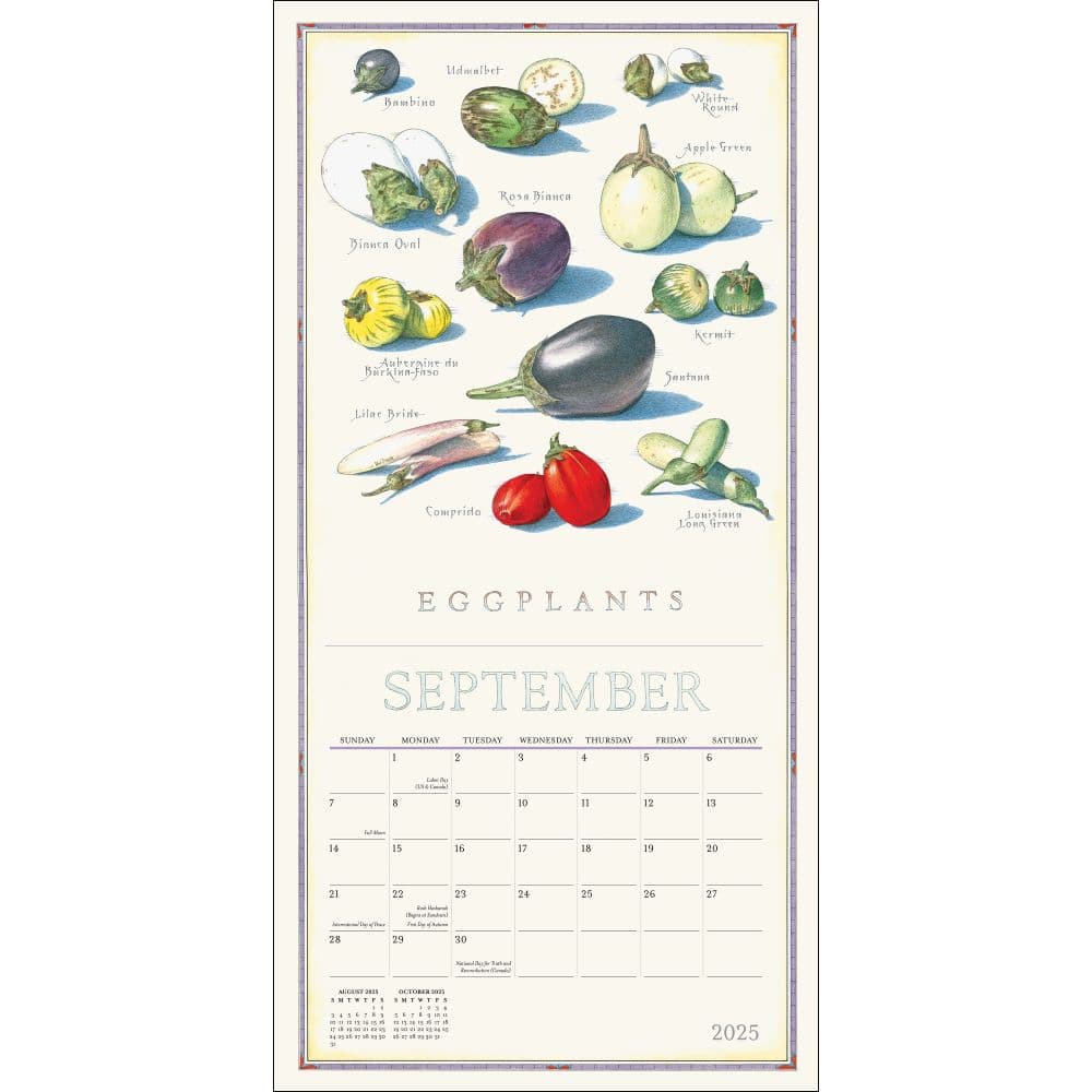 Farmers Market 2025 Wall Calendar Third Alternate Image