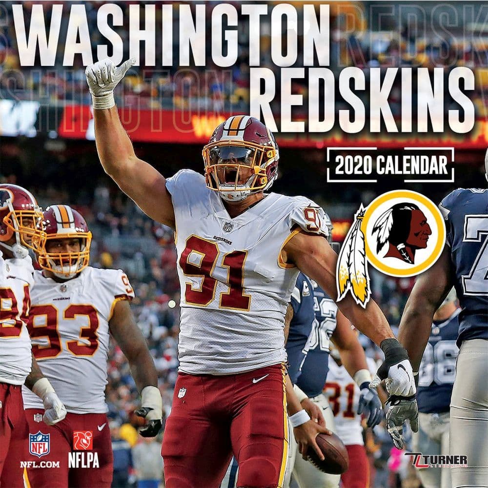 Washington Redskins Wall Calendar