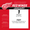 image NHL Detroit Red Wings 2027 Desk Calendar Second Alternate Image