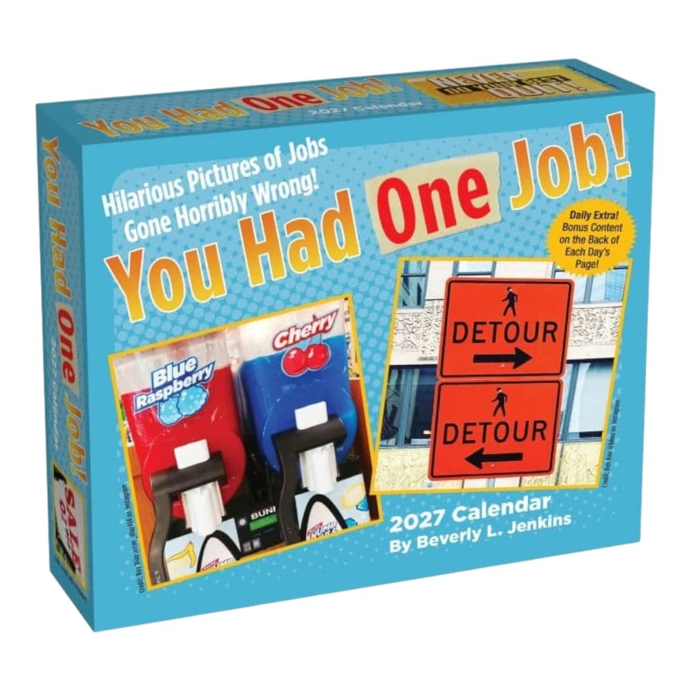 You Had One Job 2027 Desk Calendar Main Product Image