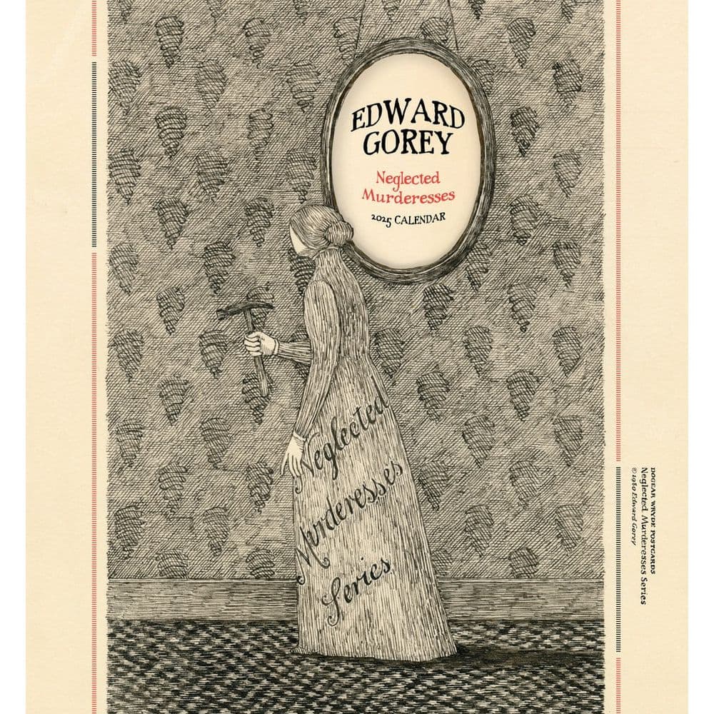 Edward Gorey 2025 Mini Wall Calendar  Main Image