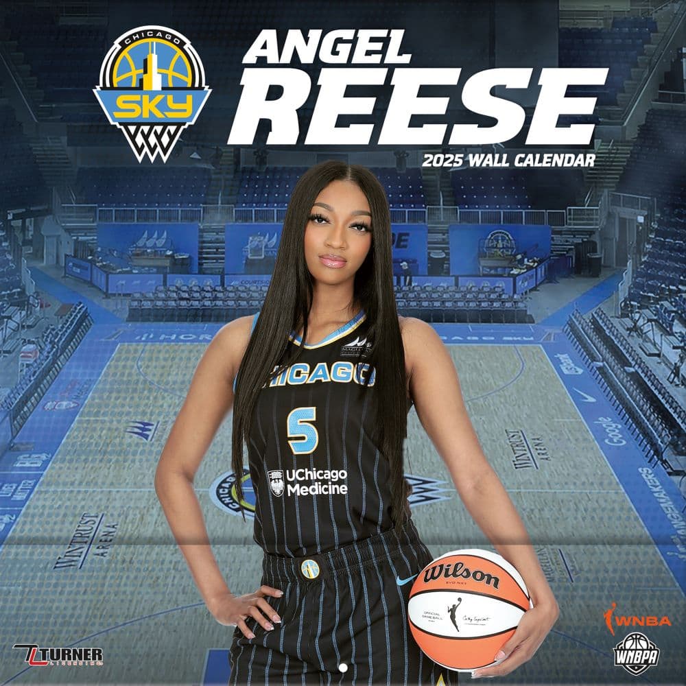 WNBA Chicago Sky Angel Reese 2025 Wall Calendar 
Main Product Image