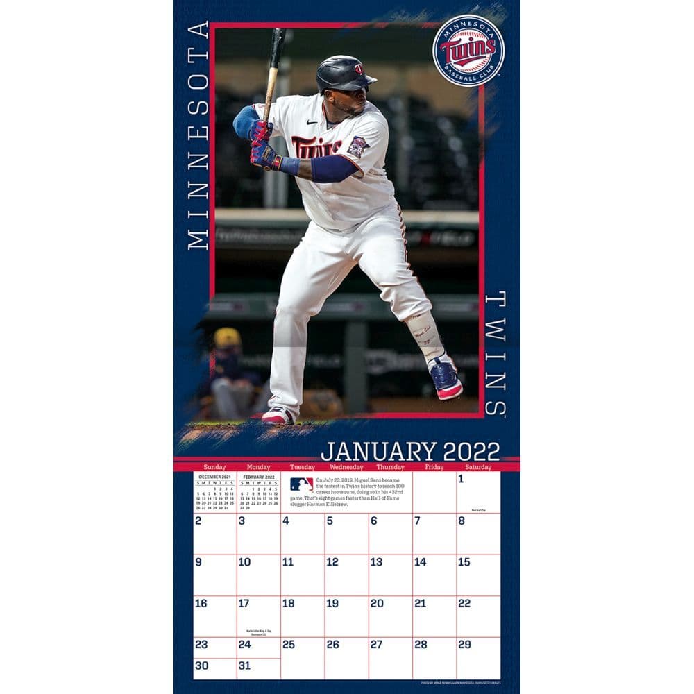 MLB Minnesota Twins 2022 Wall Calendar - Calendars.com