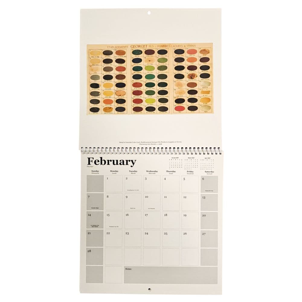 Colors Square 2027 Wall Calendar Third  Alternate Image