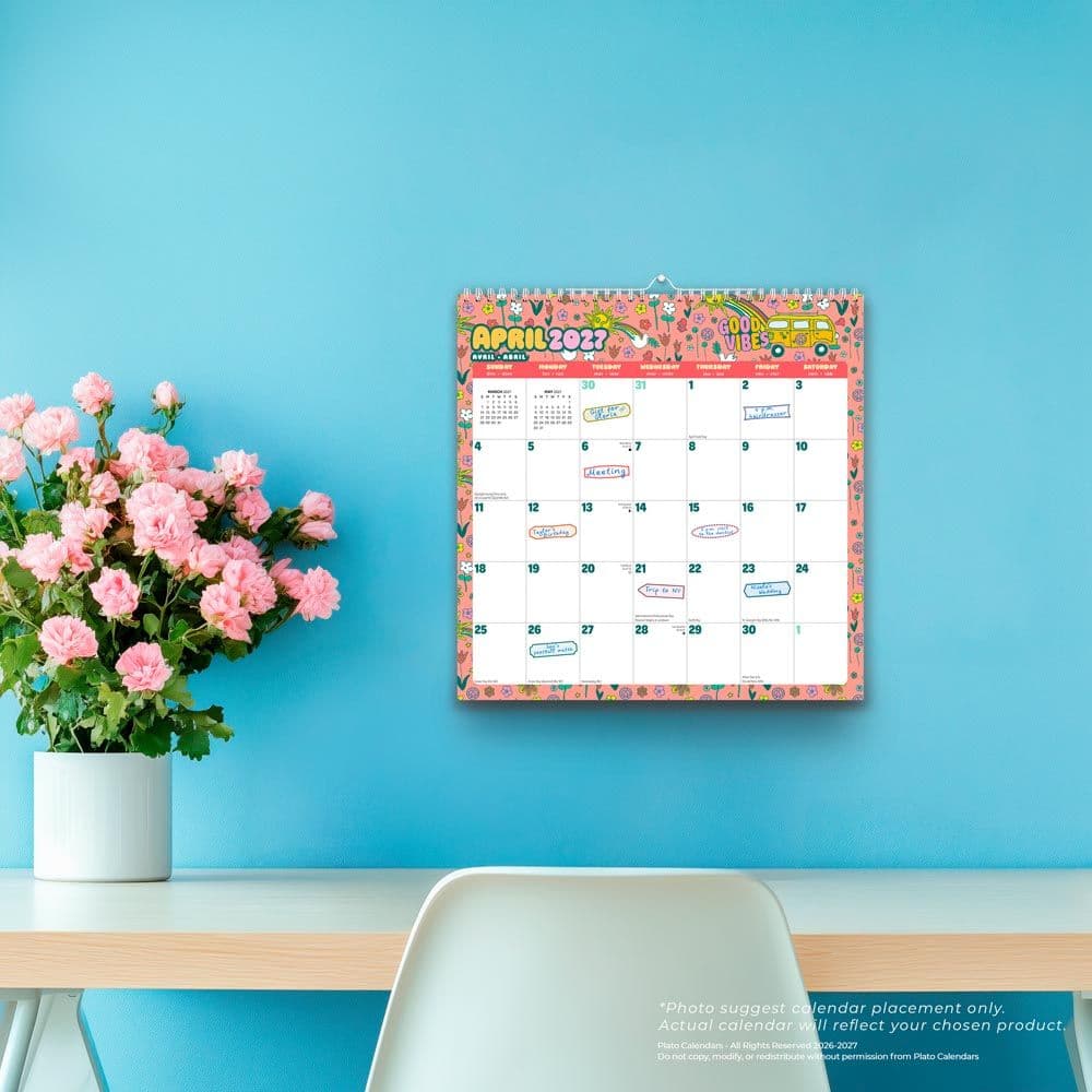 Good Vibes 2027 Wall Calendar Fourth Alternate Image