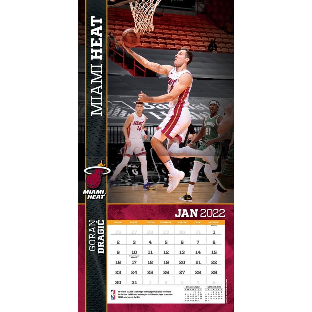 Calendario Miami Heat 2022 Calendario Dicembre