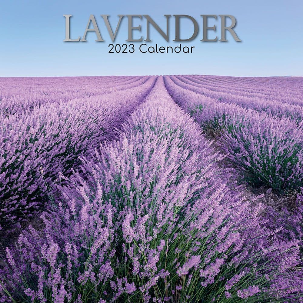 The Gifted Stationery Co Ltd Lavender 2023 Wall Calendar