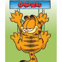image Garfield Hanging On Fleece Throw Main Product Image