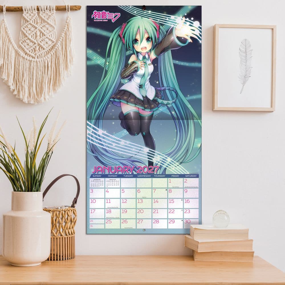 Hatsune Miku 2027 Wall Calendar Fifth Alternate Image