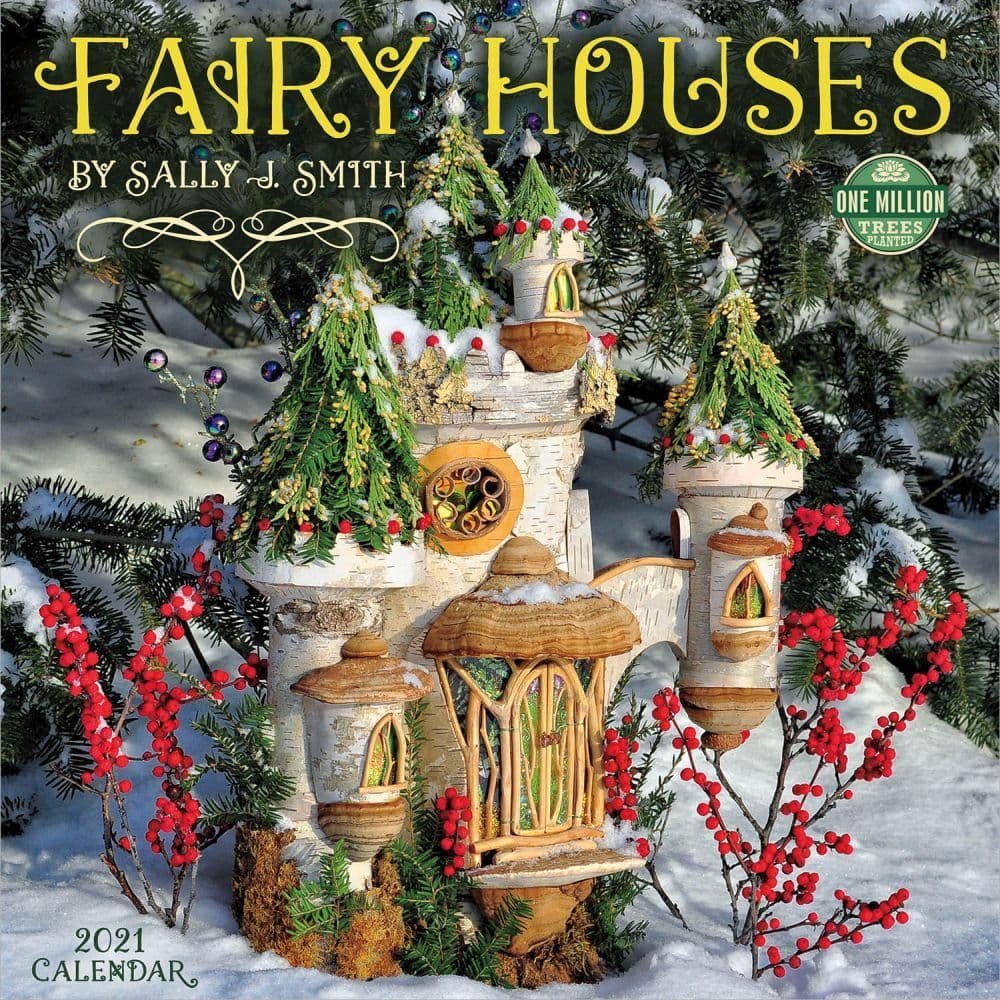 2021 Fairy Houses Wall Calendar
