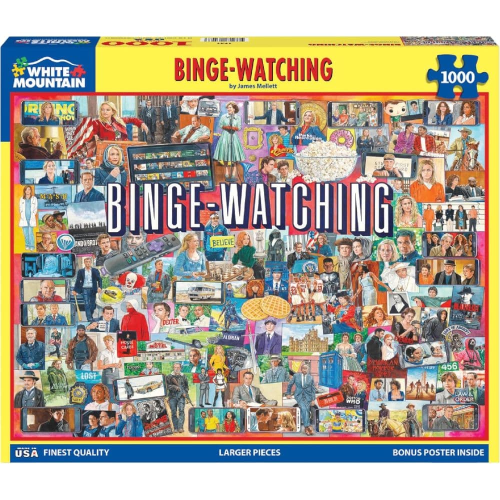 Binge Watching 1000 Piece Puzzle Main Product Image