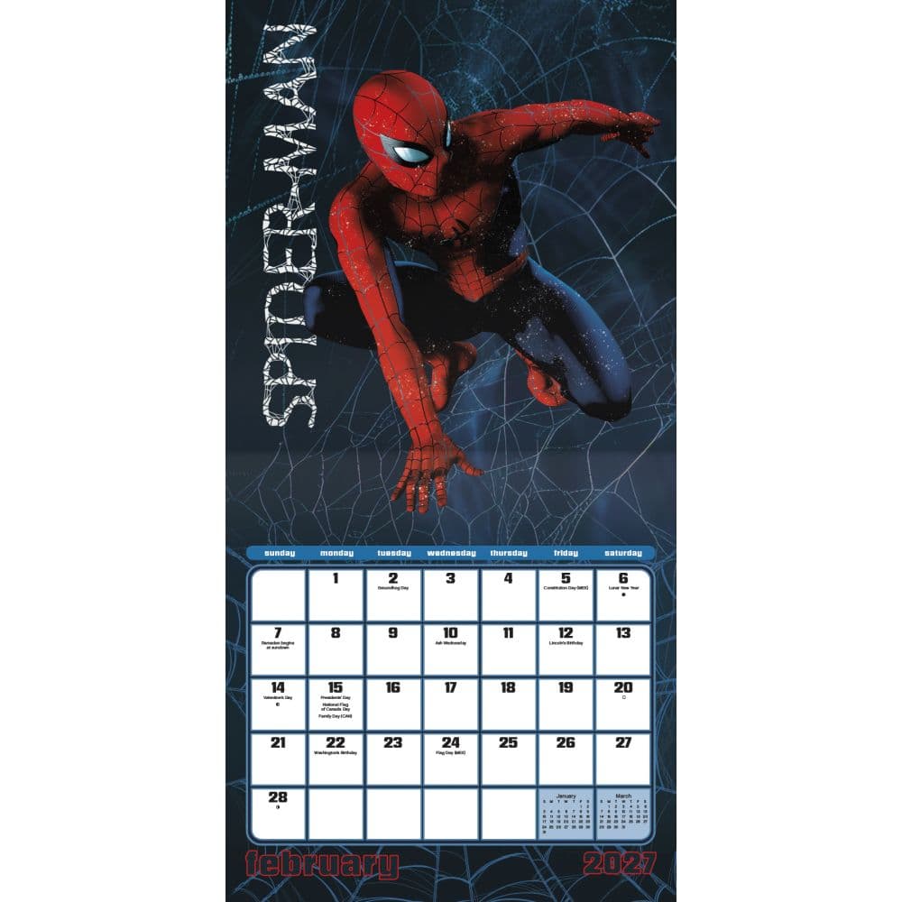 Spider-Man Brand New Day 2027 Wall Calendar Third Alternate Image