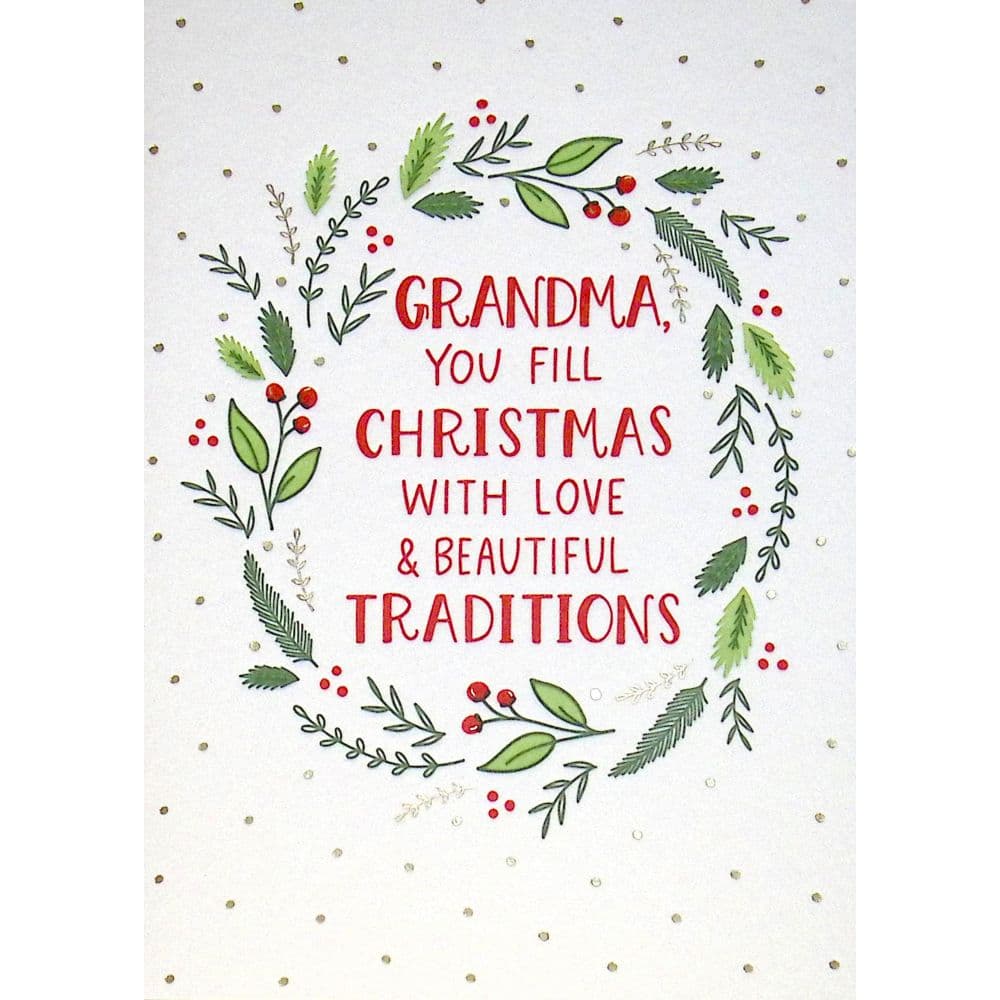 Grandma Wreath Christmas Card First Alternate Image width=&quot;1000&quot; height=&quot;1000&quot;
