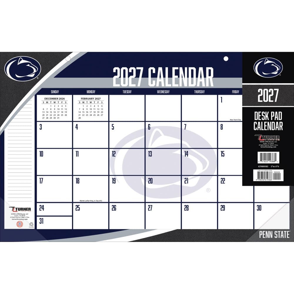 image Penn State Nittany Lions 2027 Desk Pad Main Product Image