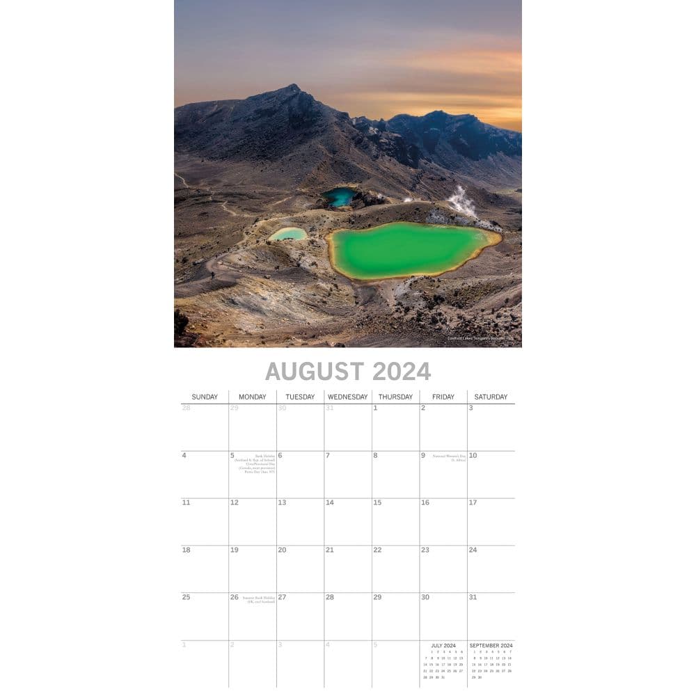 New Zealand 2024 Wall Calendar