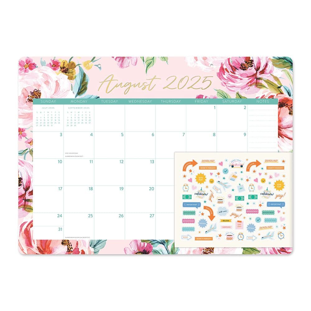 Bella Flora Decorative 2026 Desk Pad Fifth Alternate Image