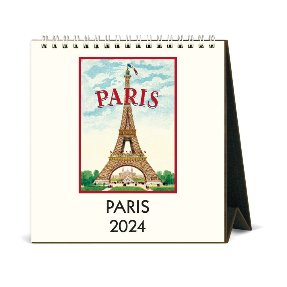 Paris Art 2024 Easel Desk Calendar - Calendars.com