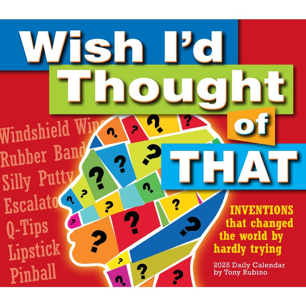 Wish Id Thought Of Inventions 2025 Desk Calendar Fifth Alternate Image