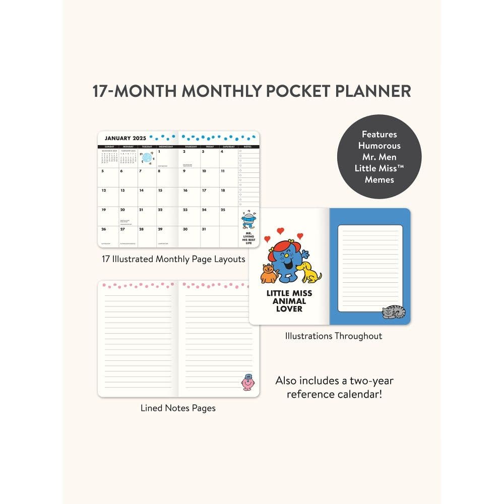 Little Miss Punctual Monthly 2025 Planner Seventh Alternate Image width=&quot;1000&quot; height=&quot;1000&quot;