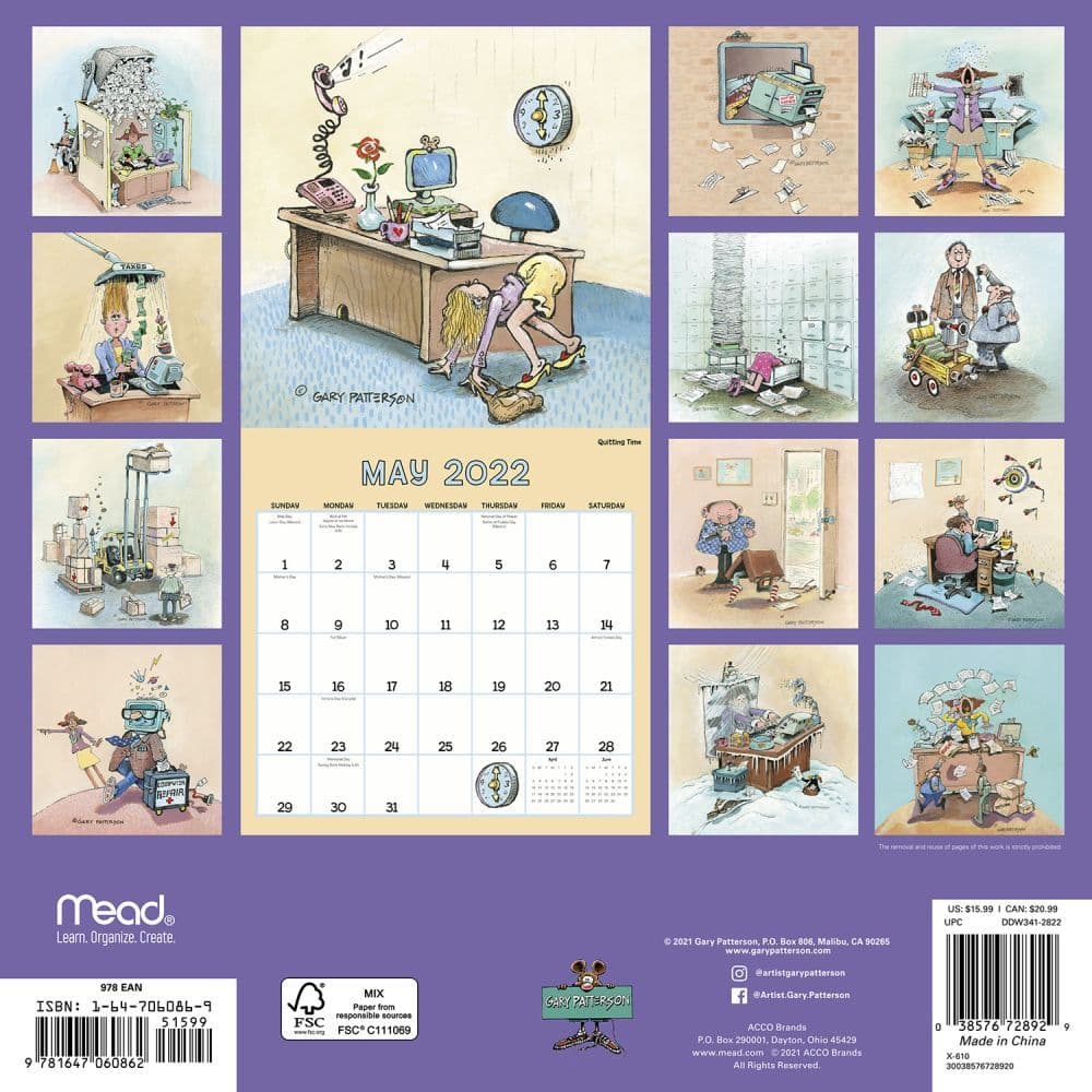 Patterson Funny Business 2022 Wall Calendar - Calendars.com