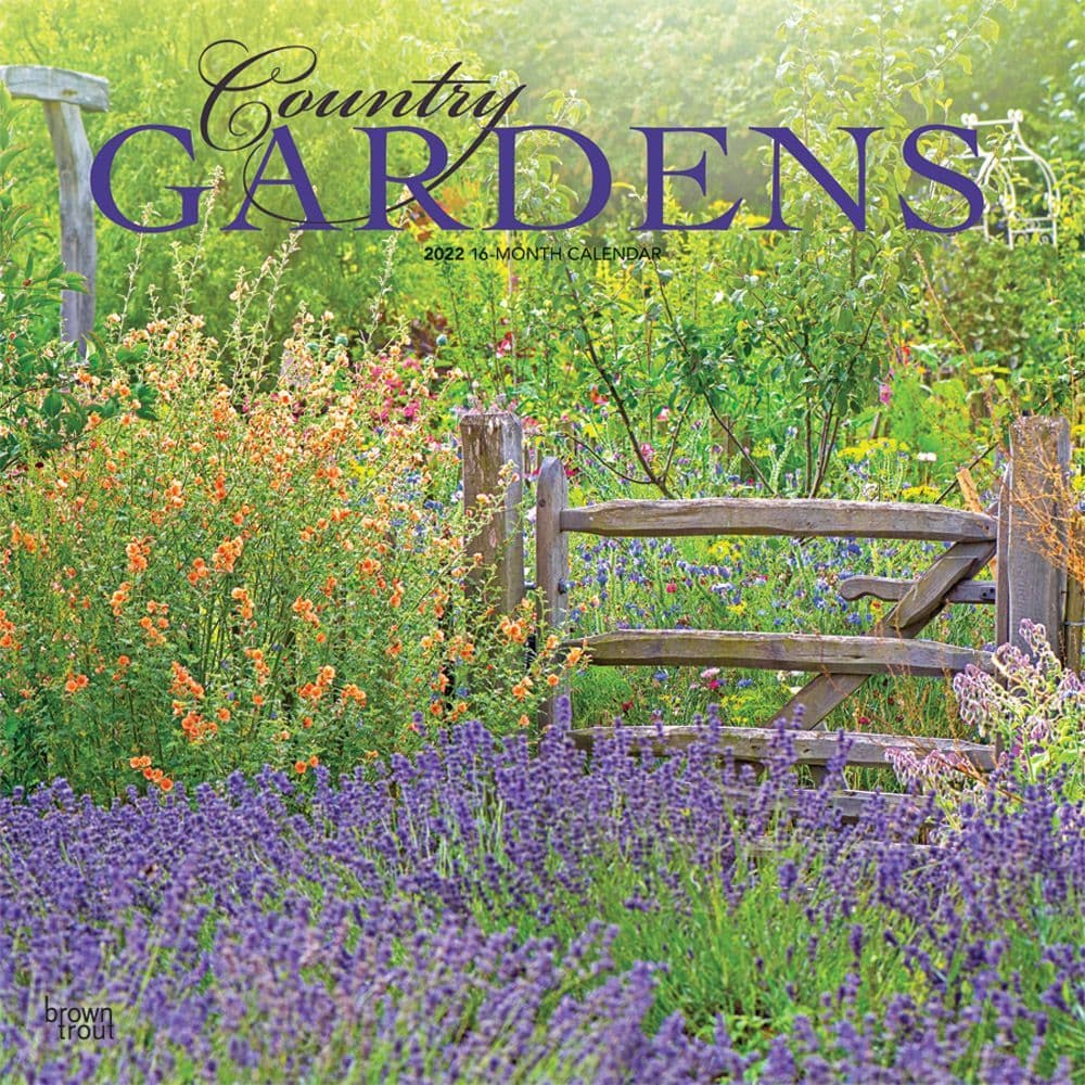 country gardens 2022 wall calendar calendarscom