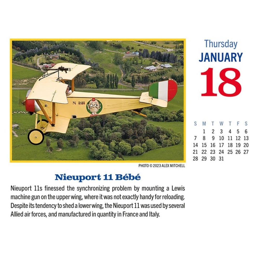 Golden Age of Flight 2024 Desk Calendar