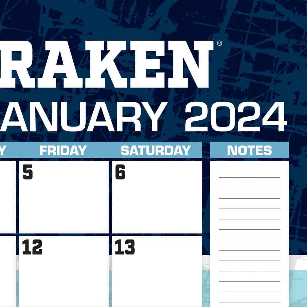 Seattle Kraken 2024 Desk Pad