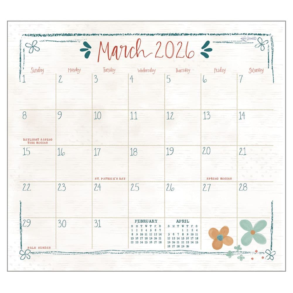 Tea Time 2026 Wall Calendar Third Alternate Image