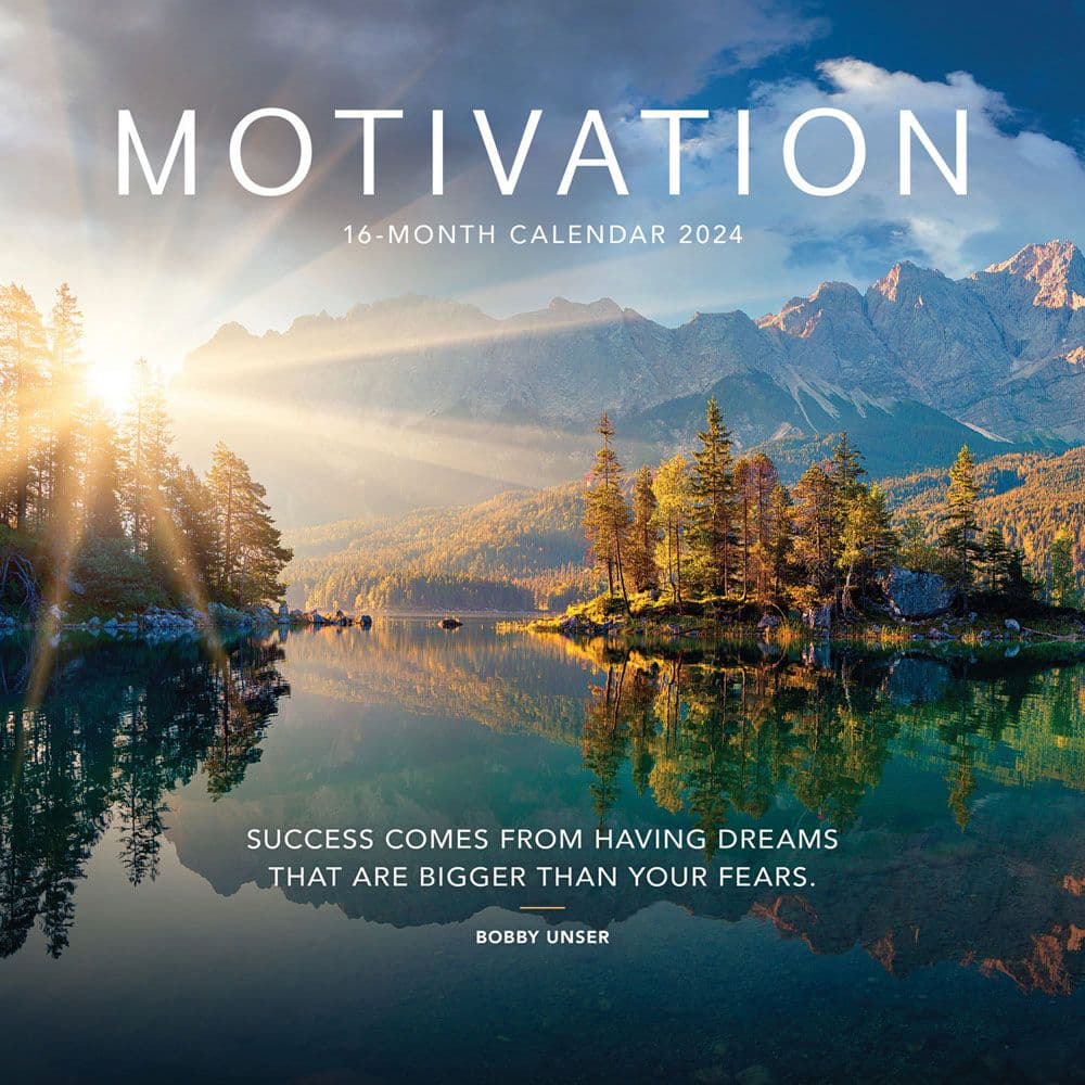 Motivation 2024 Wall Calendar Main Image