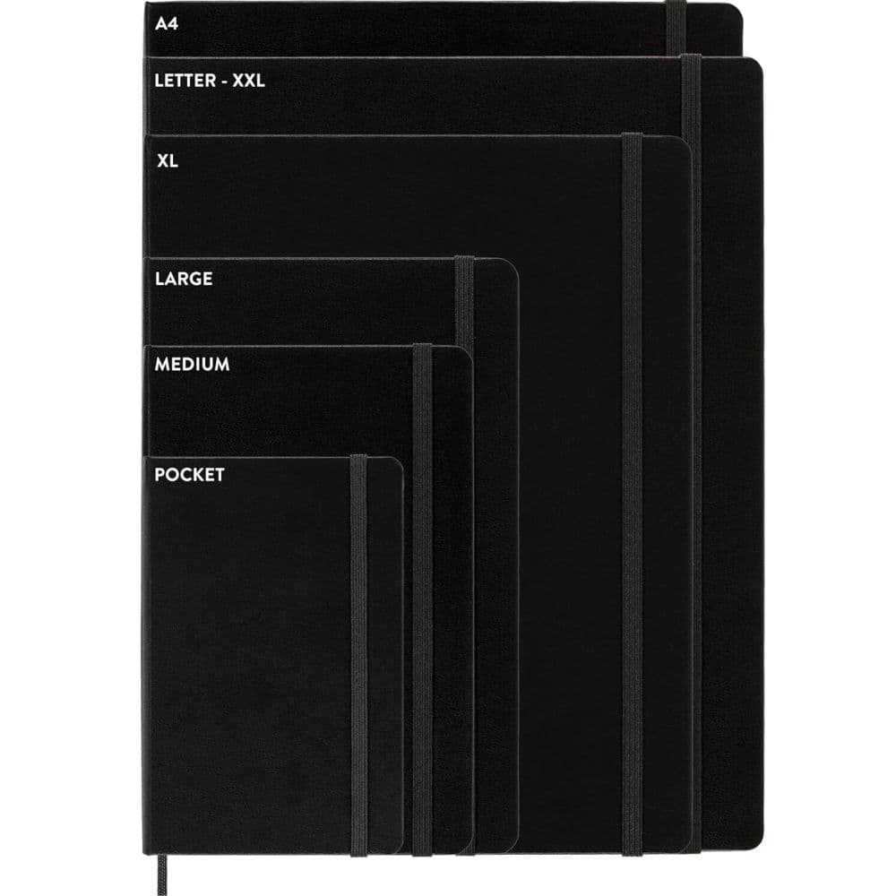 Moleskine Large Black Daily Soft Cover 2025 Planner Sixth  Alternate Image