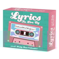 image Lyrics to Live by 2026 Desk Calendar Main Product Image