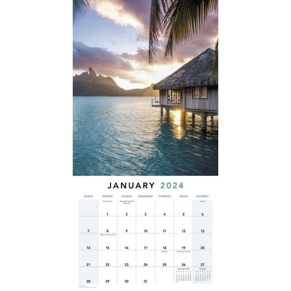 Paradise 2024 Wall Calendar