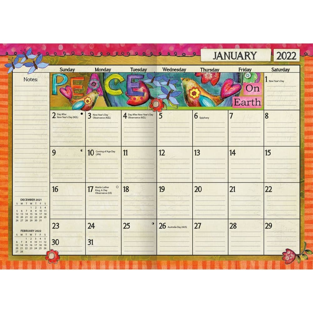 Color My World 2022 Monthly Pocket Planner - Calendars.com