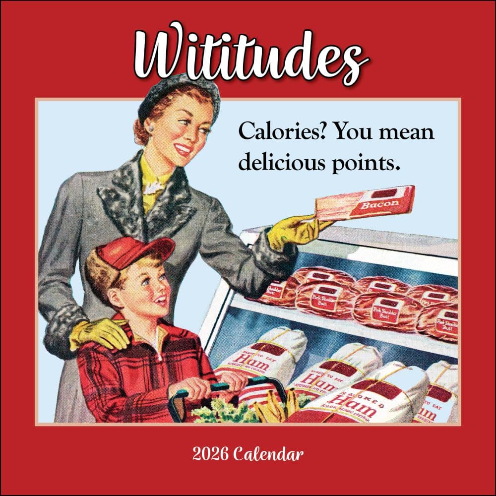 Wititudes 2026 Wall Calendar Main Image