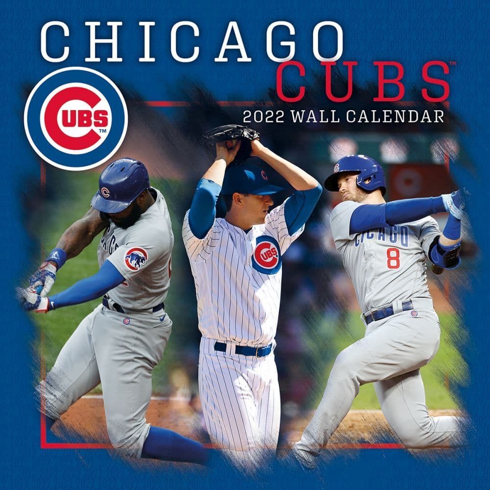 Chicago Cubs 2022 Wall Calendar SheFinds