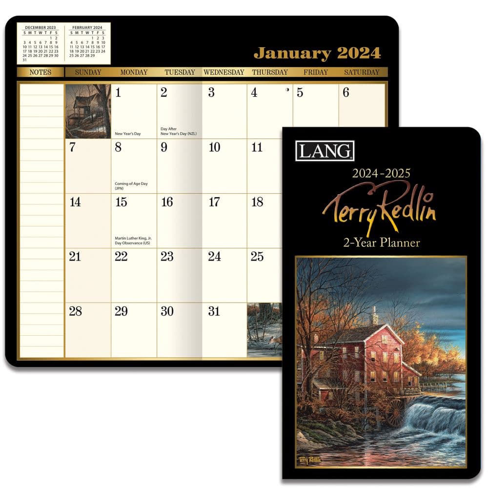 Terry Redlin 2 Yr 2024 Pocket Planner