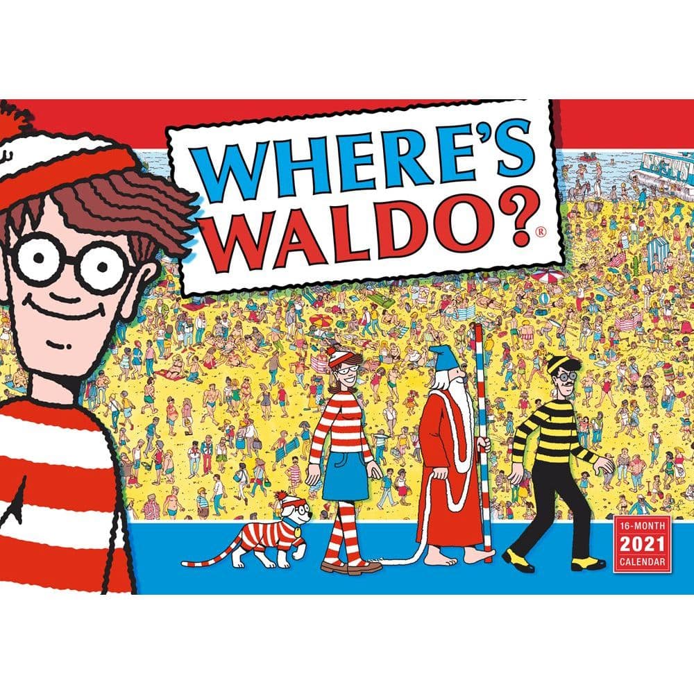 2021 Wheres Waldo Wall Calendar