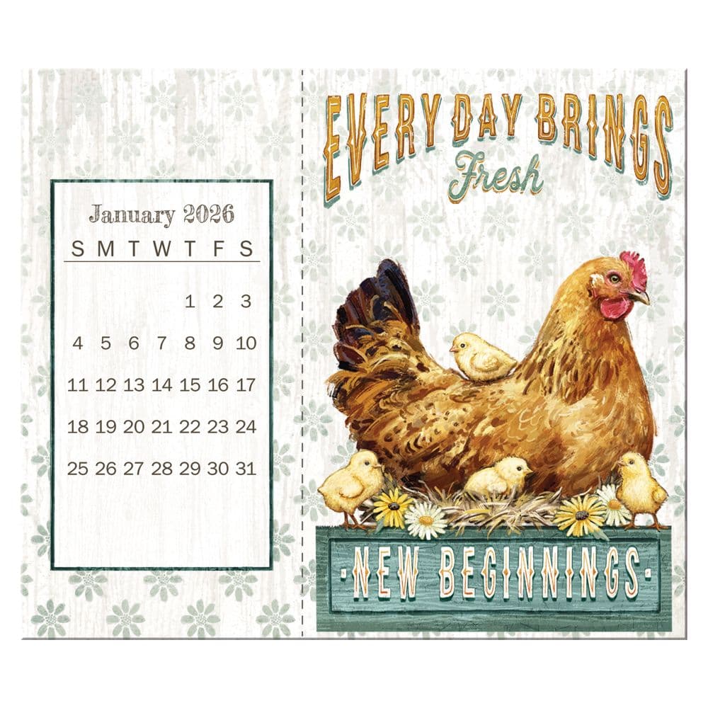 Farmhouse Postcard 2026 Desk Calendar by Chad Barrett Fifth Alternate Image