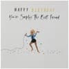 image Simply Best Friend Singer Birthday Card front