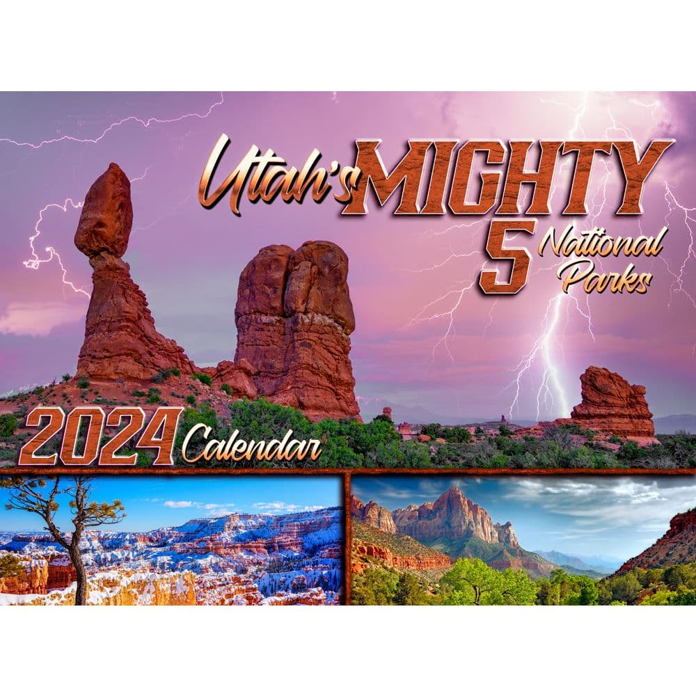 Utah Mighty 5 2024 Wall Calendar_MAIN
