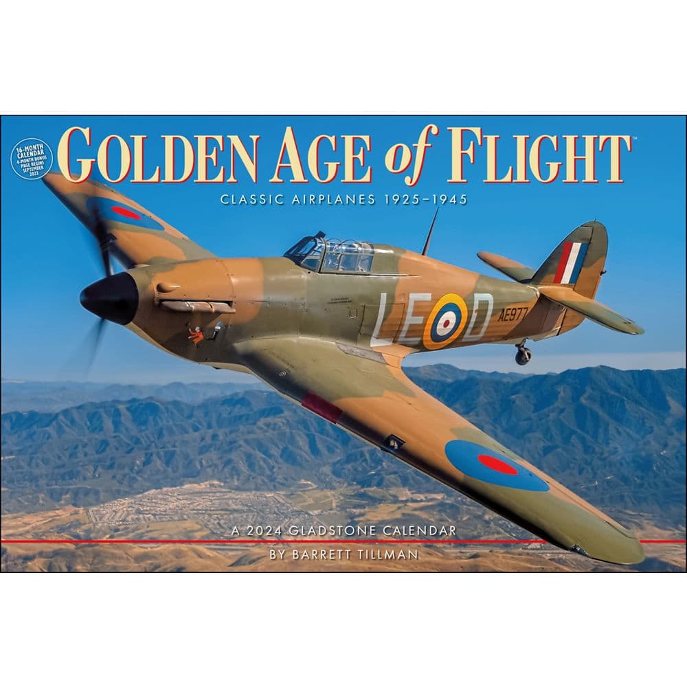 Golden Age of Flight 2025 Deluxe Wall Calendar