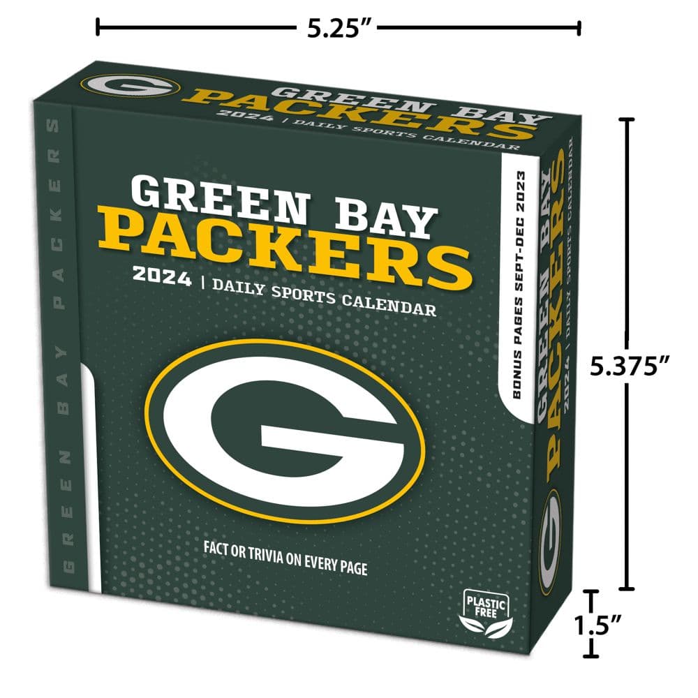 NFL Green Bay Packers 2024 Desk Calendar Sixth Alternate Image width=&quot;1000&quot; height=&quot;1000&quot;